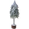 Clayre & Eef 65580 Albero di Natale artificiale 20x15x53 cm effetto neve