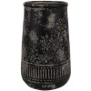 Clayre & Eef 6CE1709 Vaso decorazione grigio Ø 14x22 cm