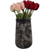 Clayre & Eef 6CE1709 Vaso decorazione grigio Ø 14x22 cm