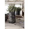 Clayre & Eef 6CE1709 Vaso decorazione grigio Ø 14x22 cm
