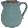 Clayre & Eef 6CE1713BL Brocca da decorazione blu 17x13x15 cm