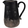 Clayre & Eef 6CE1718L Brocca da decorazione nera 21x15x22 cm