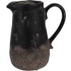 Clayre & Eef 6CE1718M Brocca da decorazione nera 16x12x18 cm