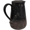 Clayre & Eef 6CE1718M Brocca da decorazione nera 16x12x18 cm