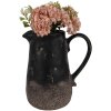 Clayre & Eef 6CE1718M Brocca da decorazione nera 16x12x18 cm