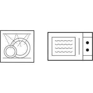 Clayre & Eef 6CEMU0144 Tazza bianca con cuori neri 12x8x7 cm 275 ml