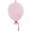 Clayre & Eef 6GL4436 Palloncino decorativo appeso rosa Ø 7x14 cm