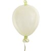 Clayre & Eef 6GL4443 Palloncino decorativo da appendere in vetro verde Ø14x21cm