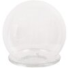 Clayre & Eef 6GL4445 Vaso a campana in vetro Ø 12x12 cm Trasparente