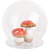 Clayre & Eef 6GL4446 Campana di vetro trasparente Ø 15x16 cm
