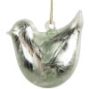 Clayre & Eef 6GL4453 Appendino decorativo per uccelli in vetro 7x4x6 cm