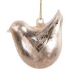 Clayre & Eef 6GL4454 Decorazione da appendere Uccello Oro 7x4x6 cm