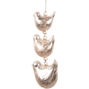 Clayre & Eef 6GL4456 Uccelli appesi Decorazione Beige...