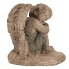 Clayre & Eef 6MG0103 Decorazione angelo effetto antico 37x27x36 cm