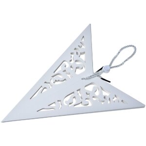 Clayre & Eef 6PA0510M Decorazione Stella Bianca...