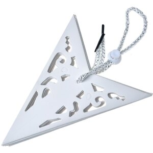 Clayre & Eef 6PA0510S Decorazione Stella Bianca...