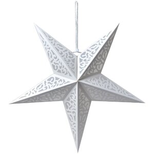 Clayre & Eef 6PA0511L Decorazione Stella Bianca...