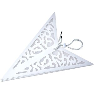 Clayre & Eef 6PA0511L Decorazione Stella Bianca...