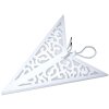 Clayre & Eef 6PA0511L Decorazione Stella Bianca 60x22x60 cm