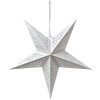 Clayre & Eef 6PA0511M Decorazione Stella Bianca 45x15x45 cm