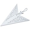 Clayre & Eef 6PA0511M Decorazione Stella Bianca 45x15x45 cm