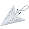 Clayre & Eef 6PA0511S Decorazione Stella Bianca 30x10x30 cm