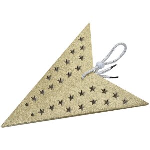 Clayre & Eef 6PA0512L Decorazione stella oro 60x22x60 cm