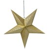 Clayre & Eef 6PA0512L Decorazione stella oro 60x22x60 cm