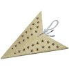 Clayre & Eef 6PA0512L Decorazione stella oro 60x22x60 cm