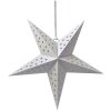 Clayre & Eef 6PA0512MW Decorazione Stella Bianca 45x15x45 cm
