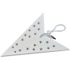 Clayre & Eef 6PA0512MW Decorazione Stella Bianca 45x15x45 cm
