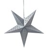 Clayre & Eef 6PA0512MZI Decorazione Stella Argento 45x15x45 cm