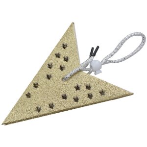 Clayre & Eef 6PA0512S Decorazione Star Gold 30x10x30 cm