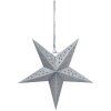 Clayre & Eef 6PA0512SZI Decorazione Stella Argento 30x10x30 cm