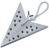 Clayre & Eef 6PA0512SZI Decorazione Stella Argento 30x10x30 cm
