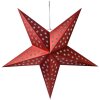 Clayre & Eef 6PA0512XLR Decorazione Stella Rossa 90x20x90 cm