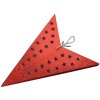 Clayre & Eef 6PA0512XLR Decorazione Stella Rossa 90x20x90 cm