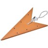 Clayre & Eef 6PA0513M Decorazione Stella Arancione 45x15x45 cm