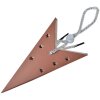 Clayre & Eef 6PA0514S Decorazione stella rame 30x8x30 cm
