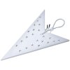 Clayre & Eef 6PA0515L Decorazione Stella Bianca 60x22x60 cm