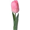 Clayre & Eef 6PL0236 Fiore artificiale Tulipano rosa 6x6x50 cm