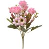 Clayre & Eef 6PL0267 Fiore artificiale rosa 15x10x30 cm