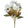 Clayre & Eef 6PL0268 Fiore artificiale 15x8x30 cm Bianco Verde