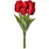 Clayre & Eef 6PL0276 Fiore artificiale Tulipani 10x10x32 cm Rosso