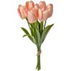 Clayre & Eef 6PL0277 Fiore artificiale Tulipani rosa 10x10x32 cm