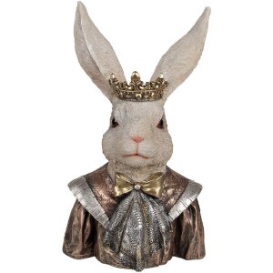 Clayre & Eef 6PR4138 Decorazione Coniglio con corona...