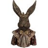 Clayre & Eef 6PR4139 Decorazione Coniglio con corona 23x18x40 cm