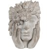 Clayre & Eef 6TE0500 Vaso di fiori Donna Grigio 27x22x31 cm