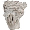 Clayre & Eef 6TE0500 Vaso di fiori Donna Grigio 27x22x31 cm