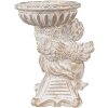 Clayre & Eef 6TE0506 Vaso da fiori Angel Antique White 18x15x23 cm